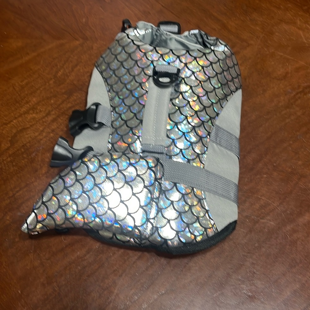 Kouser Dog Life Jacket Life Vest Flotation Device Silver shark new xs - Picture 5 of 9